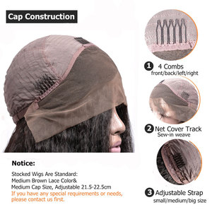 Peluca de cabello humano con encaje 427 de luz, peluca de cabello humano con encaje frontal HD, 30 días de duración, sin motivo - Product Image 5