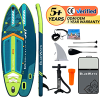 Planche à pagaie gonflable pour adultes 11' x 33'', SUP de randonnée stable de 335 cm, épaisseur de 6 pouces, planche rigide en DWF, 15 PSI, ultra-résistante