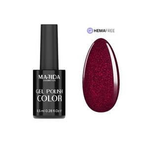 Vernis à ongles Majida Gel Polish Color 8,5 ml Crimson Dust sans HEMA - Product Image 1