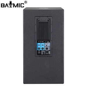 Système audio de scène en bois noir à son super clair, avec un tweeter de 1 pouce et quatre haut-parleurs de médium-grave de 5,5 pouces, type Line Array - Product Image 6