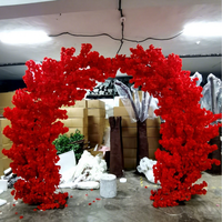 Arche de mariage en fleurs artificielles, arbre artificiel, arche de cerisier, décoration de mariage, toile de fond, arche de cerisier en soie pour scène événementielle