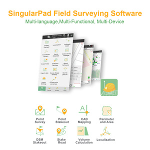 เครื่องรับสัญญาณ GPS RTK แบบพกพา NEW Sfaira ONE GNSS |   1408 ช่องสัญญาณ IP65 DGPS สำหรับอุปกรณ์สำรวจที่ดิน - Product Image 6