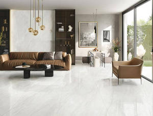 Maison Pas Cher Carreau Vitrifi 60 60 Carreaux de sol en céramique émaillée blanche 60x60 - Product Image 6