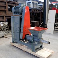 Petite machine de fabrication de briquettes de sciure de bois de biomasse de coque de riz à chaud