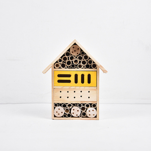 Dream Sun Natürliches Rechteckiges Multifunktionales Garten-Hänge-Insektenhotel aus Holz, 6-10L Kapazität, 5-10kg Tragkraft für Marienkäfer und Spinnfliegen - Product Image 4