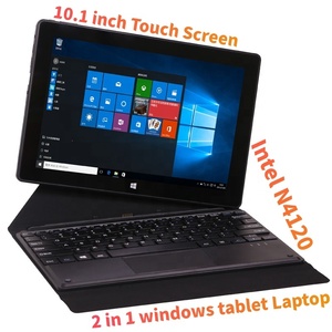 แท็บเล็ตแล็ปท็อป 2 in 1 ระบบ Windows หน้าจอสัมผัสขนาด 10.1 นิ้ว ความละเอียดคมชัด ใช้ชิปประมวลผล Intel N4120 แรม 12GB+1TB รองรับ 4G LTE <span class=keywords><strong>SIM</strong></span> แบตเตอรี่ 7.6V/4500mAH - Product Image 1