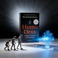 Homo Deus : Une brève histoire de demain par Yuval Noah Harari. Philosophie futuriste intemporelle classique