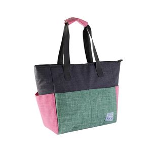 Sac isotherme réutilisable en cuir pour bouteille de vin, boîte à lunch, sac isotherme pour repas, organiseur d'outils pour le camping et la randonnée en plein air - Product Image 5