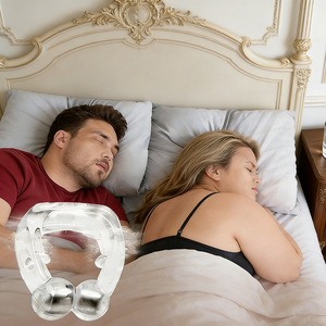 Clip nasal antirronquidos, dispositivo antirronquidos, ayuda para dormir, corrector de respiración al por mayor. - Product Image 1