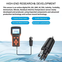 Testeur d'eau 6 en 1, portable, mesureur de DO, analyseur de pH, EC, ORP, turbidité, thermomètre, analyseur d'eau multi-paramètres