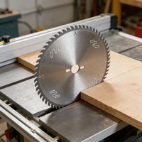 Lame de scie circulaire en carbure de 300 mm 72 dents avec fentes d'expansion insonorisantes pour scie à table industrielle, idéale pour la découpe de bois et de panneaux stratifiés