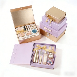 Boîte cadeau pliante haut de gamme personnalisée, boîte cosmétique premium, boîte à thé, boîte cadeau pour carnet, boîte cadeau de mariage, boîte cadeau pour gâteaux de lune - Product Image 1