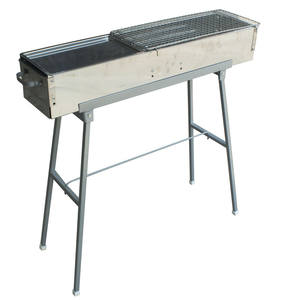 เตาย่างถ่านสแตนเลส 80 ซม. พับได้ สำหรับใช้กลางแจ้ง ป้องกันสนิม เหมาะสำหรับใช้ในครัวเรือน - Product Image 4