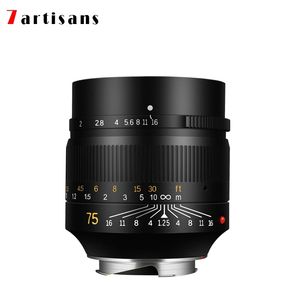 7Artisans 75mm F1.25 M-mount Portrait Lens Fixe Focus Camera Lens pour <span class=keywords><strong>photo</strong></span> <span class=keywords><strong>photo</strong></span> photographie accessoire - Product Image 1
