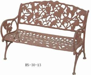 Banco de hierro fundido para Parque, muebles de jardín y patio, Banco de jardín de hierro fundido antiguo - Product Image 4