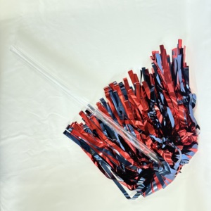 Tubo transparente Cheerleading Pom Poms Cheer <span class=keywords><strong>Shakers</strong></span> Streamer Equipe Espírito Esportes - Product Image 1