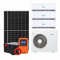 Système de climatisation multi-split solaire hors réseau 48V DC OEM avec batterie LiFePO4, contrôleur MPPT et panneaux solaires pour la maison