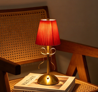 Lampe de table LED sans fil à gradation progressive 3 couleurs, commande tactile, garantie 2 ans - Alimentation par batterie portable pour utilisation en bar/restaurant