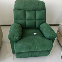 Fauteuil à bascule moderne de luxe pour salon, chaise longue individuelle rembourrée pour adulte, mobilier de détente intérieur pour chambre à coucher