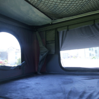 Tente de toit rigide pop-up en aluminium nid d'abeille pour 2 personnes, pour SUV, camping tout-terrain