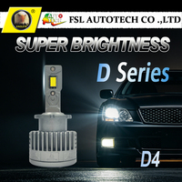 Fabricant d'usine, vente en gros de phares LED D1S/R 76W pour système d'éclairage automobile, ajustement universel