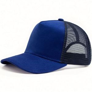 Casquettes Trucker en Maille à 5 Panneaux avec Logo Personnalisé en Gros, en Stock – Casquette Trucker en Daim Vierge - Product Image 2