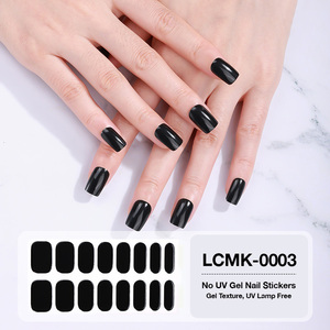 Pegatinas de <span class=keywords><strong>Uñas</strong></span> de Gel de Color Sólido Brillante a la Moda, Sin Necesidad de Esmalte de <span class=keywords><strong>Uñas</strong></span>, de Larga Duración <span class=keywords><strong>para</strong></span> <span class=keywords><strong>Uñas</strong></span> Acrílicas, Regalos Vintage - Product Image 2