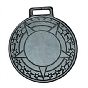 Gold Plated Round Metal <b>Medal</b> Blank Engraving Star Pattern Award Medallion for <b>Sports</b> and Games - Product Image 3