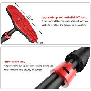 Supro xách tay nhà <span class=keywords><strong>t</strong></span>ập luyện pull-up thanh thép có thể điều chỉnh song song thanh để sử dụng nhà - Product Image 3