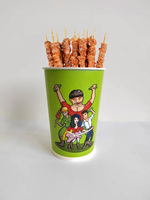 Boîte d'emballage alimentaire pour barbecue et brochettes frites, boîte d'emballage tube