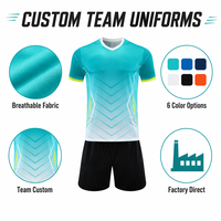 Uniformes de Fútbol Kata al por Mayor, Camisetas de Fútbol Personalizadas para Hombre, Transpirables, de Secado Rápido, con Impresión por Transferencia de Calor