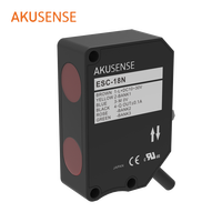 Détecteur de couleur Akusense ESC-18N pour machine d'emballage, capteur de couleur industriel à réflexion diffuse RGB 3 couleurs, 10-30V DC