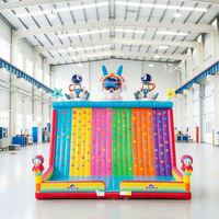 Labyrinthe gonflable commercial en PVC pour enfants, idéal pour les activités de jeu en extérieur, les événements scolaires et hôteliers