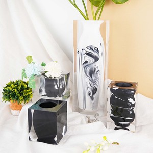 แจกันอะคริลิค ดีไซน์ทันสมัย งานแฮนด์เมด ของตกแต่งบนโต๊ะ สำหรับบ้าน ของขวัญ JY-P001 - Product Image 2