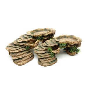 Résine simulation pierre <span class=keywords><strong>tortue</strong></span> terrasse aquarium fournitures aquarium résine artisanat aménagement paysager décoration escalade abri pour animaux de compagnie - Product Image 2