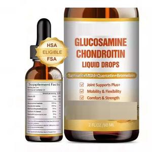 Glukozamin kondroitin takviyesi vejetaryen ortak sağlık <span class=keywords><strong>MSM</strong></span> sıvı damla yağ zerdeçal Quercetin ananas enzimi - Product Image 1