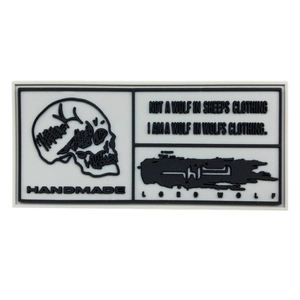 Fashion Custom Soft Rubber <b>Patch</b> Embossed Logo <b>Sew</b> <b>on</b> PVC <b>Patches</b> for Clothing - Product Image 2