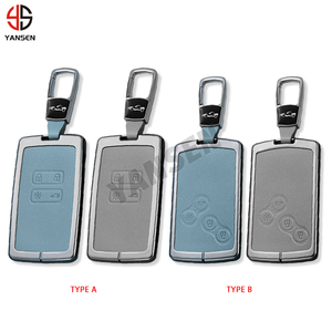 Housse de télécommande de voiture pour <span class=keywords><strong>Renault</strong></span> <span class=keywords><strong>Megane</strong></span> <span class=keywords><strong>2</strong></span> 3 Clio Scenic Duster Espace 5 Kadjar Auto Key Fob Shell Keychain - Product Image 4