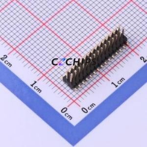 X1321WVS-2x15J-C40D53 Pin Header SMD,P=1.27mm Connector ( Pin Structure: 2x15P )( Pitch: 1.27mm )( Row Spacing: 1.27mm ) - Product Image 1