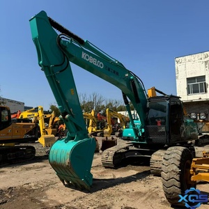 Excavatrice Kobelco SK200 d'occasion, 20 tonnes, hydraulique, moteur Isuzu, boîte de vitesses, engrenages pour travaux de construction, terrassement, municipal - Product Image 1