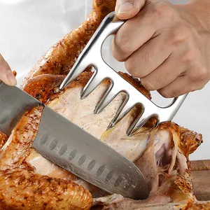 Meat Claws 2pcs Bbq Accessory Bear Shredding Paw Lift Pull Tool Plastic Chicken Meat Claws Kitchen Meat Shredder Bear Claw