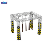 Diseño de Circuito de Fitness Ninja, Conjunto de Entrenamiento Completo para Proyectos Llave en Mano Multifuncionales, Muro de Escalada Comercial