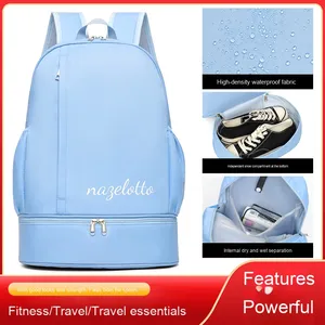 High-End <b>Backpack</b> for Travel Lightweight Dry Wet Separation Sports Training Pack Waterproof Polyester for Swimming - Product Image 4