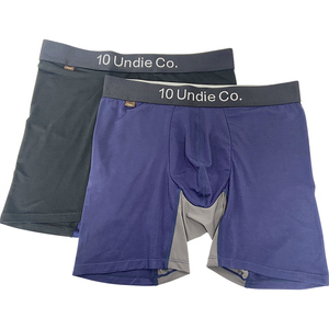 Cảm Giác Tự Nhiên Boxer Briefs Mens Đồ Lót Nam Gói Cotton Mềm Mở Fly Đồ Lót - Product Image 1