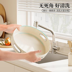 ชั้นวางเครื่องเทศหมุนได้ Cadeau ขนาดใหญ่ กล่องเก็บของแบบหมุน สีครีมขาว ขนาด L สำหรับจัดระเบียบห้องครัว - Product Image 4