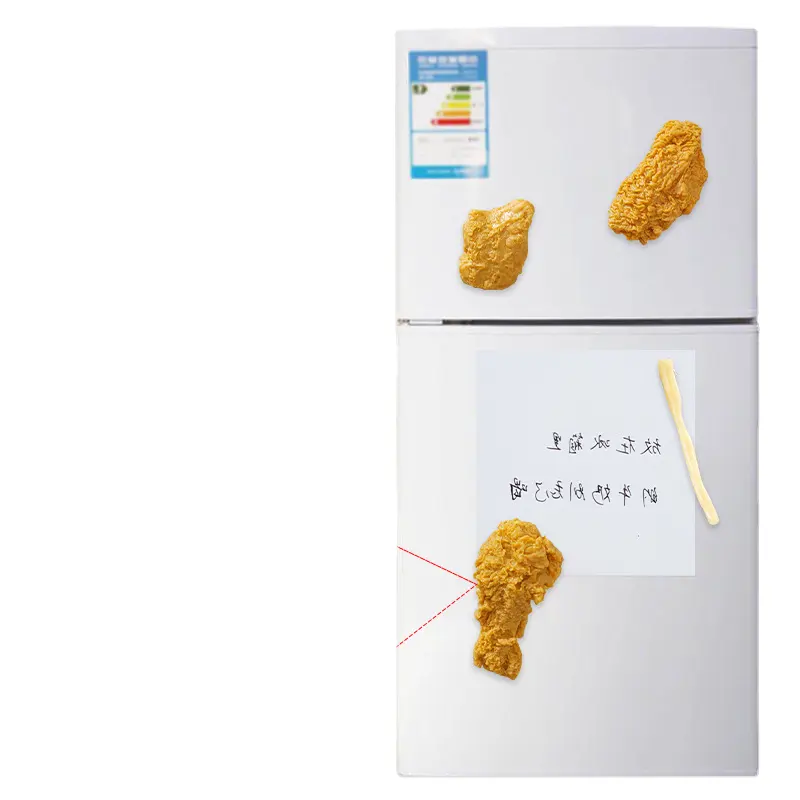 Wangdun PVC mô phỏng chiên gà chân cánh thực phẩm tủ lạnh dán Instagram tin nhắn từ tiện lợi decorminiatures