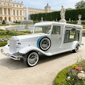 Cercueil électrique vintage personnalisé à 4 roues en acier, véhicule funéraire rétro durable, spécial pour les événements commémoratifs - Product Image 1