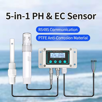 Sensor de Detección de Calidad del Agua, Versión 2026, Salida RS485, Acero Inoxidable, Equipo de Prueba de Temperatura, pH, EC, TDS y Salinidad