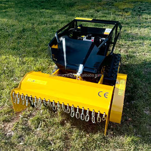 เครื่องตัดหญ้าแบบไร้คนขับ ขนาดเล็ก 800 มม. 1000 มม. พร้อมที่ตัดหญ้าแบบฟลีล และที่ตักหิมะ ควบคุมด้วยรีโมท ขายส่งโดยตรง - Product Image 3