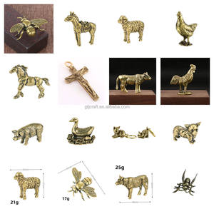 Özelleştirilmiş vintage el sanatları köpek küçük süsler hayvan dekorasyon heykel sanat koleksiyon - Product Image 6